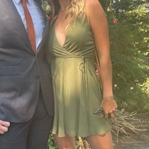 Olive green ASOS Dress